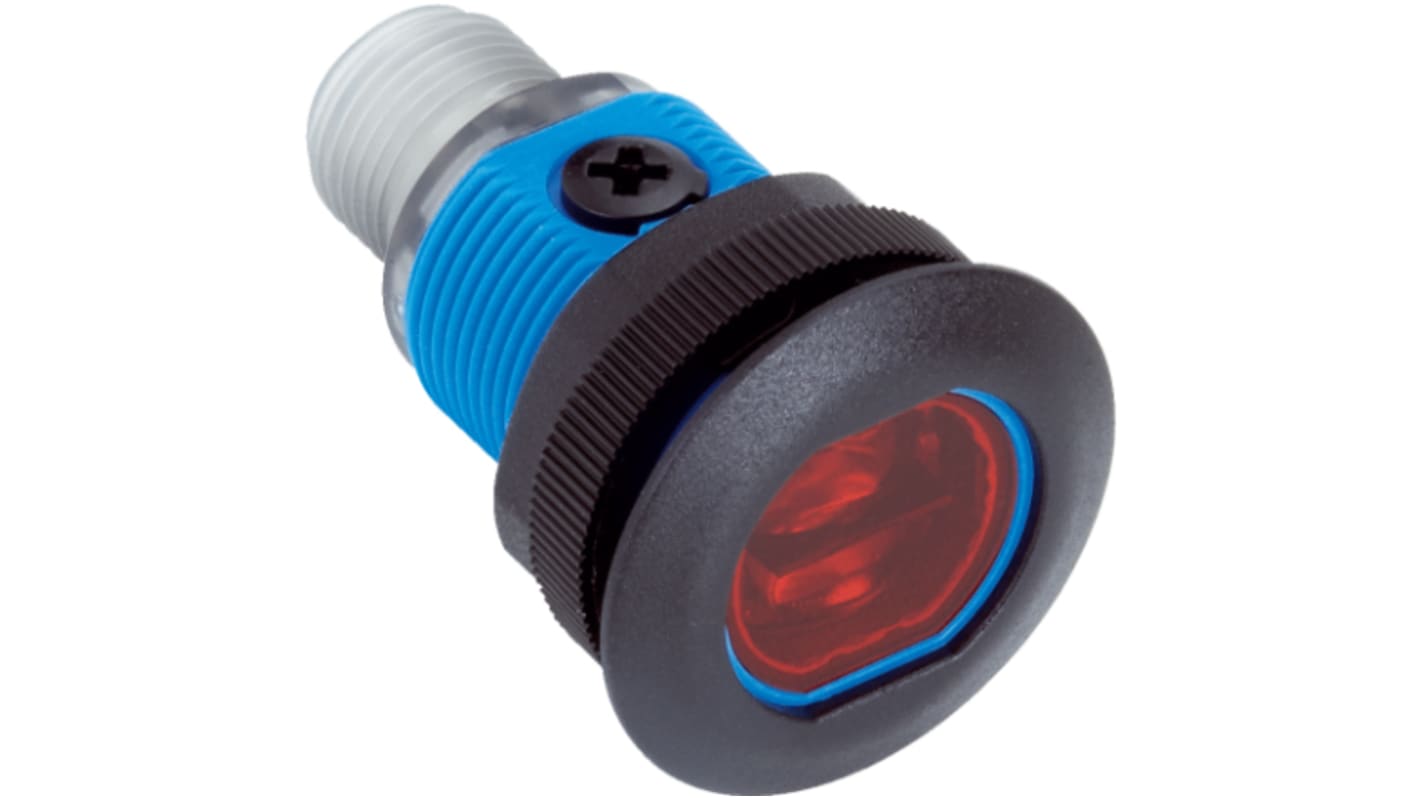 Sick Retroreflective Photoelectric Sensor, Barrel Sensor, 7.2 m Detection Range