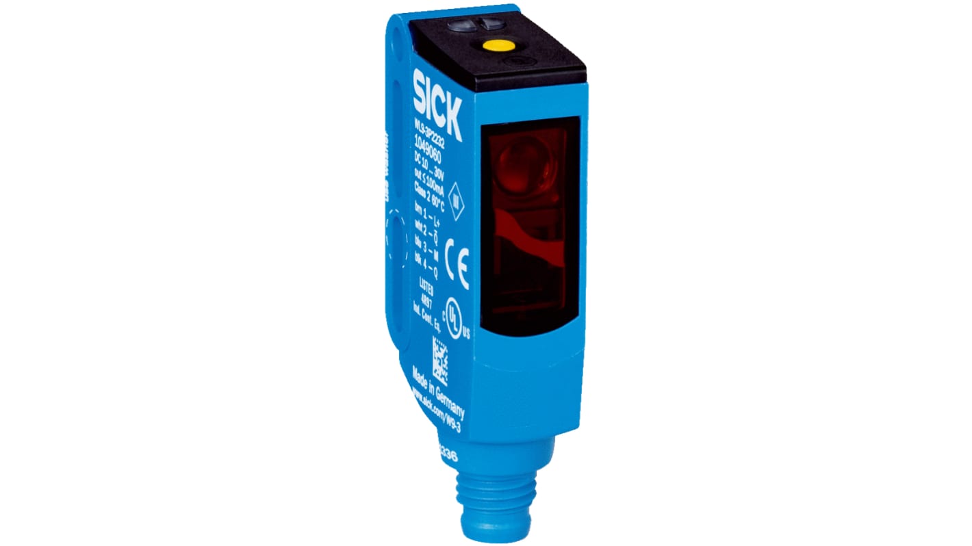 Sick Retroreflective Photoelectric Sensor, Block Sensor, 400 mm Detection Range