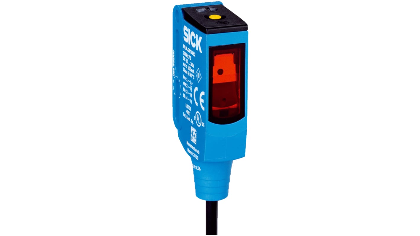 Sick Retroreflective Photoelectric Sensor, Block Sensor, 12 m Detection Range