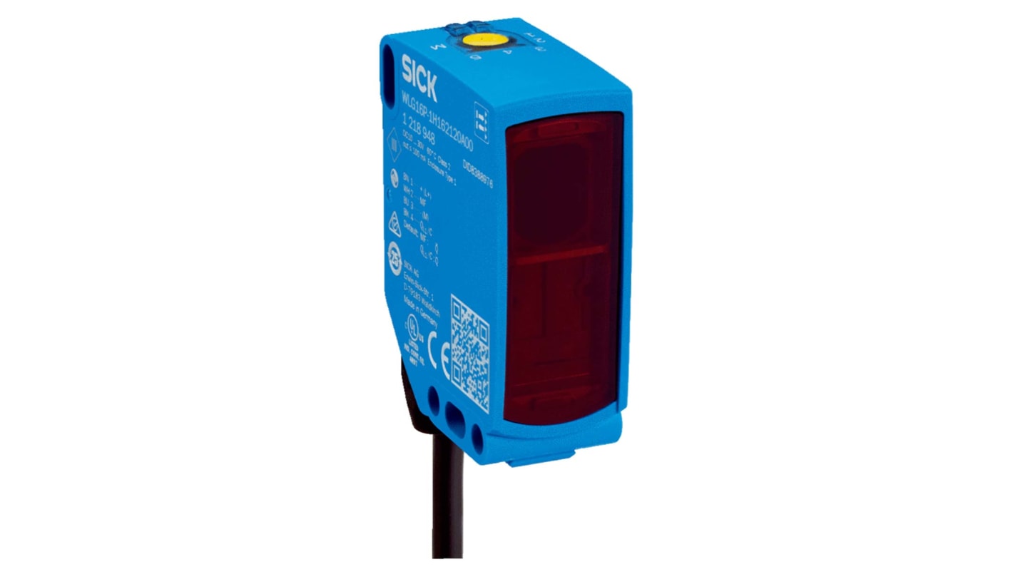 Sick Polarised Retro Reflection Photoelectric Sensor, Block Sensor, 5 m Detection Range