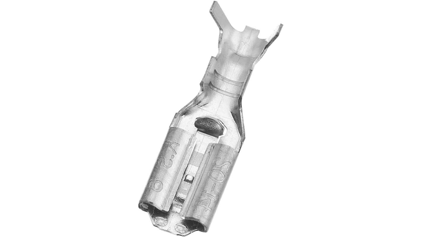 RS PRO Uninsulated Female Spade Connector, Open barrel, 4.75 x 0.8mm