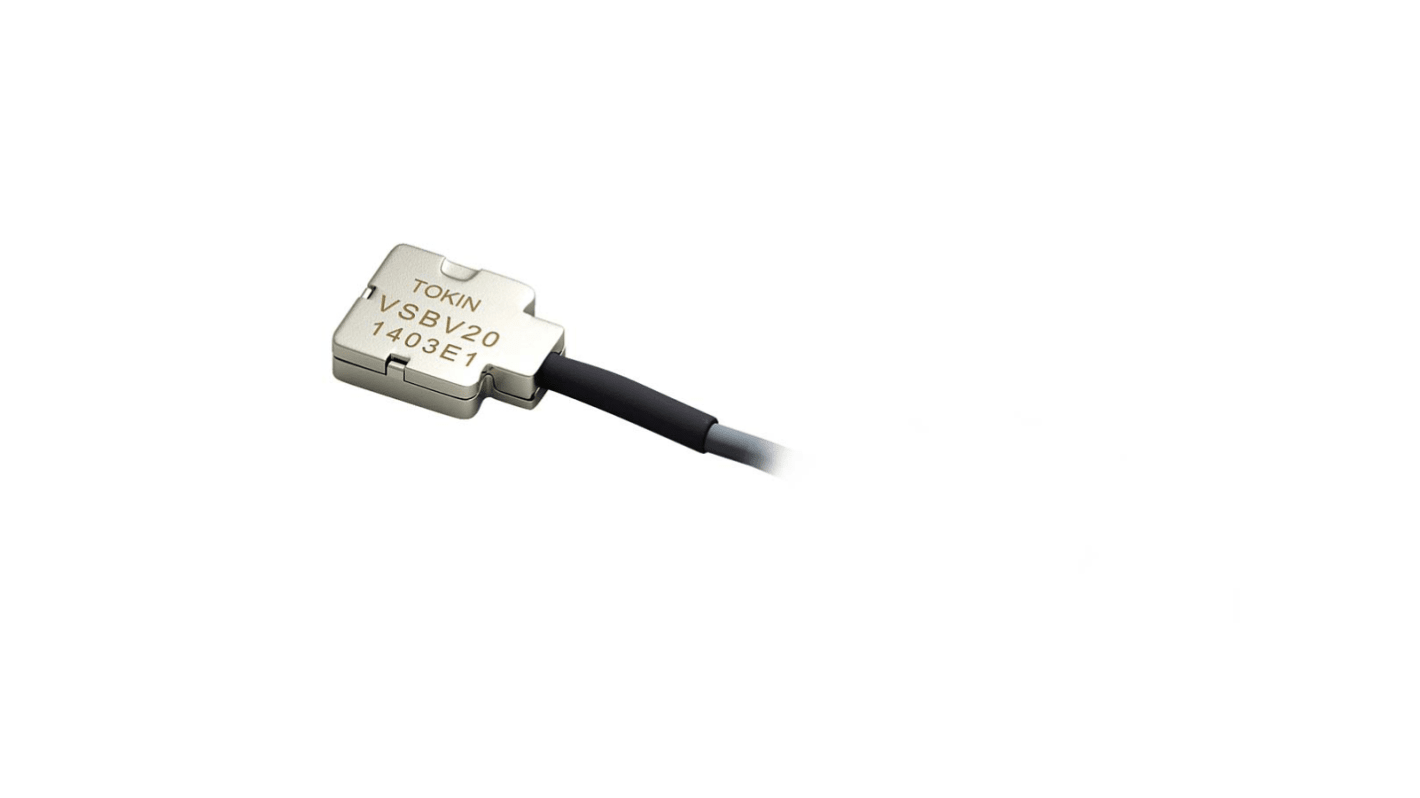Sensor de vibraciones KEMET VS-BV203-B, vibraciones: ±100m/s², 450 μA, -25°C → +85°C, 11 x 8,4 x 2,9 mm