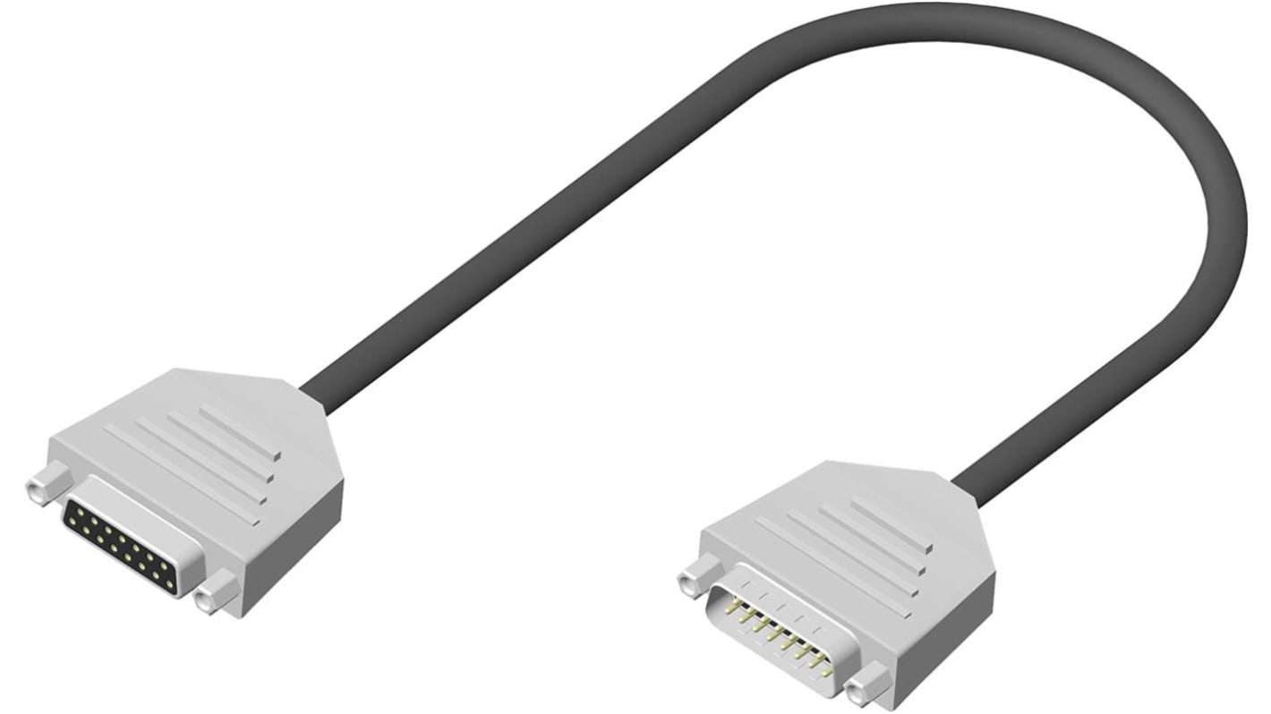 RS PRO Sub-D Adapter, Stecker 15-polig zu Buchse 15-polig