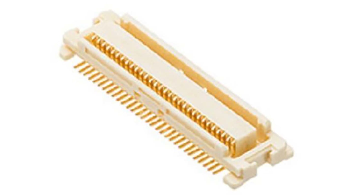 Molex 52991 Series Vertical Surface Mount PCB Socket, 80-Contact, 2-Row, 0.5mm Pitch, Solder Termination