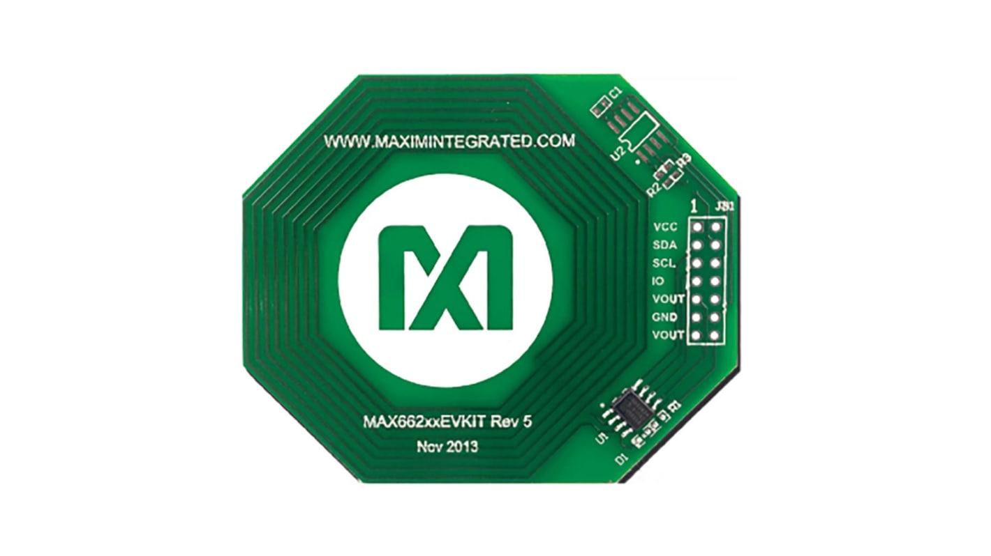 Kit de evaluación Maxim Integrated MAX66240EVKIT#, frecuencia 13.56MHZ