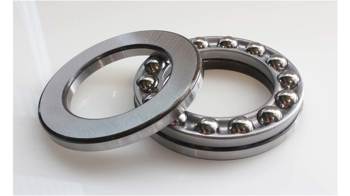 RS PRO 51207 Thrust Ball Bearing- Open Type 35mm I.D, 62mm O.D