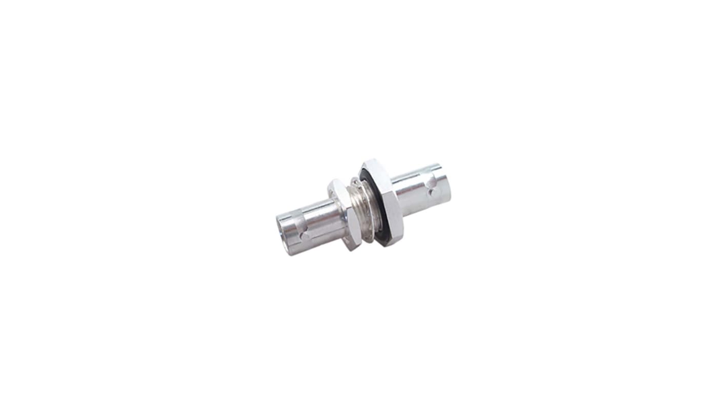 Adaptador coaxial Huber+Suhner 34_BNC-50-0-6/100_NE 50Ω, Hembra Recto a Hembra Conector hembra BNC, 4GHz