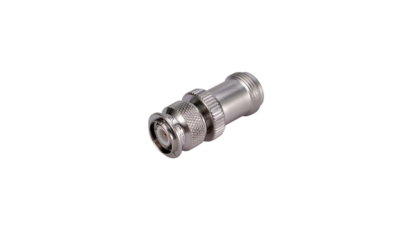 Huber+Suhner 50Ω Coaxial Adapter Plug to N Jack Socket 11GHz