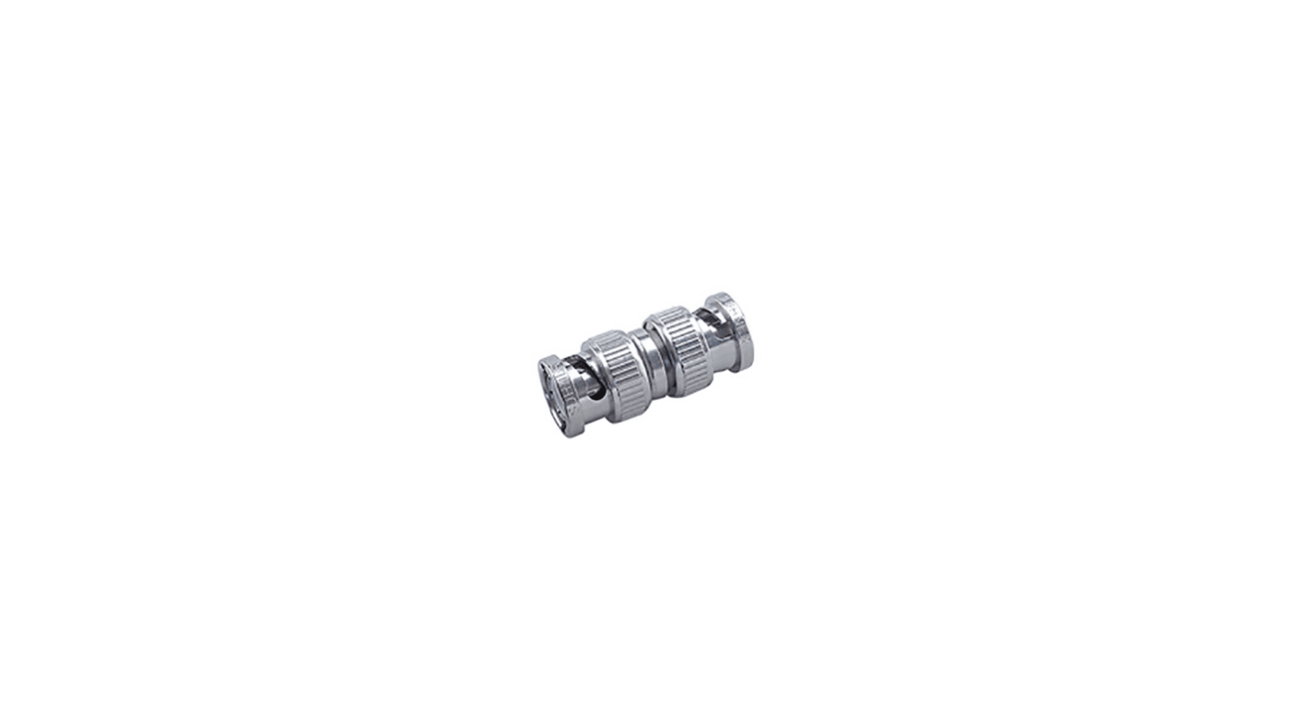 Adapter, BNC-Stecker, 50Ω, Male - Male, Gerade, 4GHz