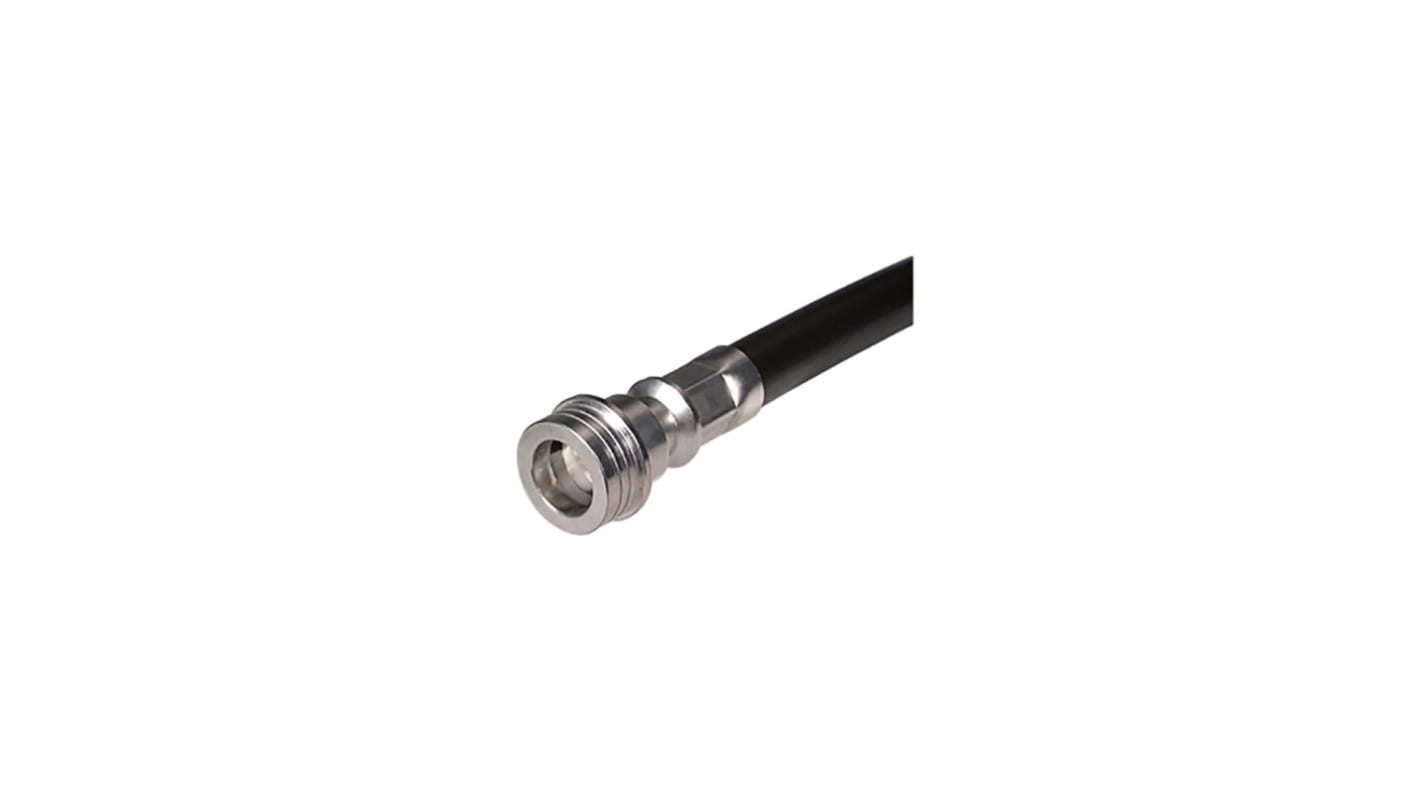 Huber+Suhner 11_QN-50-7-8/133_NE Series, Plug Cable Mount QN Connector, 50Ω, Crimp Termination, Straight Body