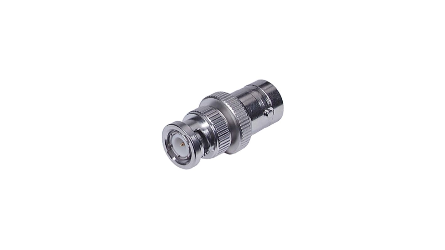 Adaptateur coaxial Huber+Suhner Fiche mâle BNC Mâle Femelle, 50Ω 4GHz