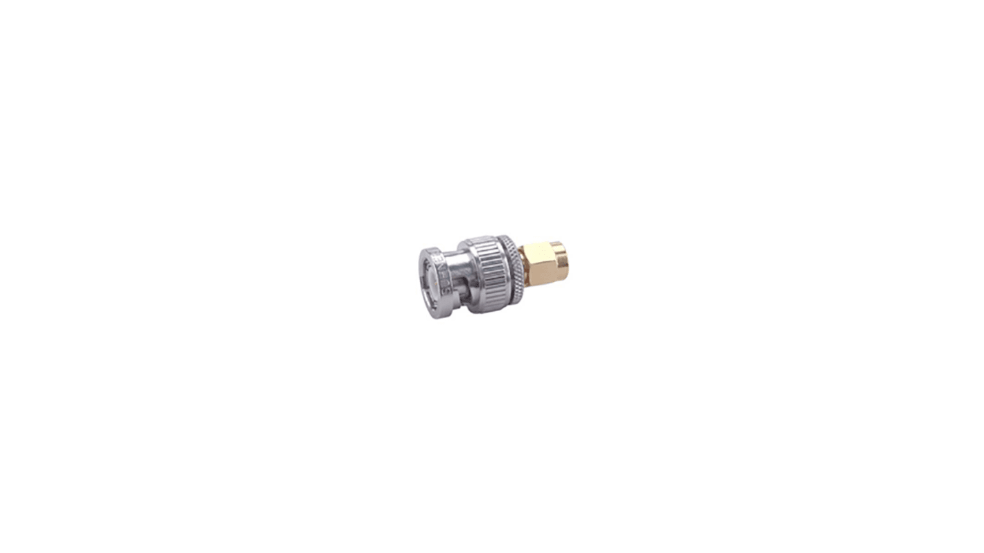 Adaptador coaxial Huber+Suhner 32_BNC-SMA-50-1/1--_UE 50Ω, Macho Recto Conector macho BNC a Macho, 4GHz