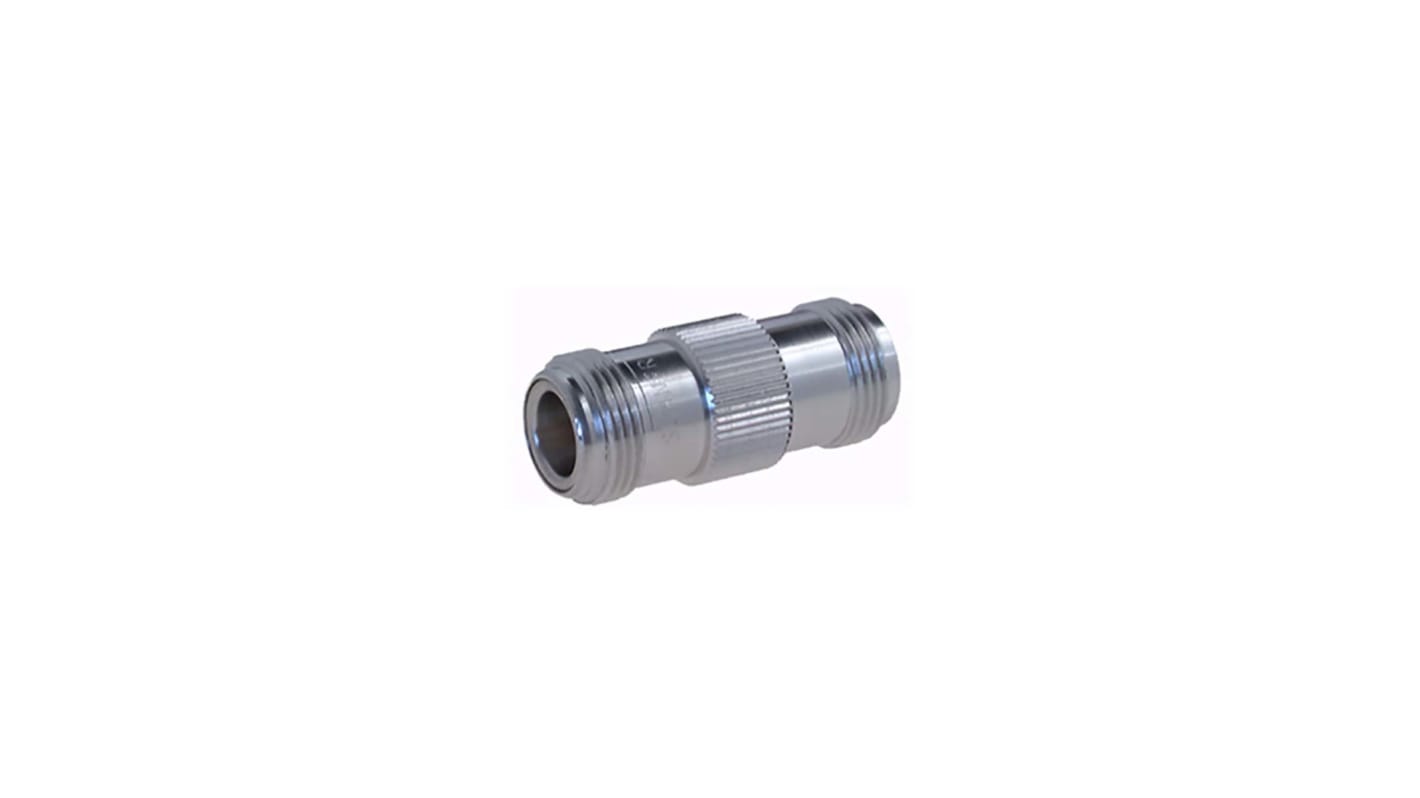 Adaptateur coaxial Huber+Suhner Femelle vers Fiche femelle N Femelle, Droit, 75Ω 1.5GHz