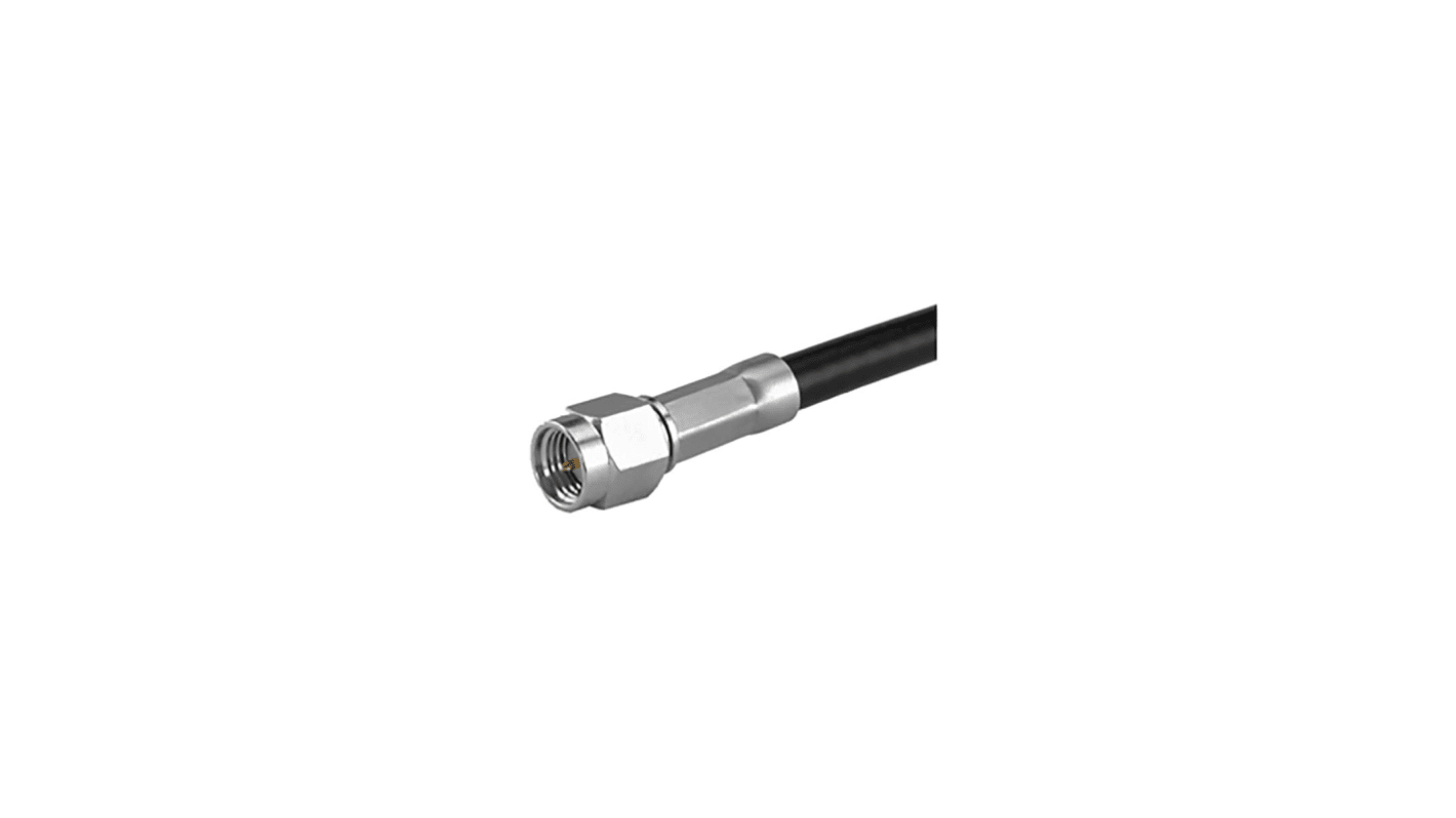 Huber+Suhner 11_SMA-50-3-45/133_NE Series, Plug Cable Mount SMA Connector, 50Ω, Crimp Termination, Straight Body