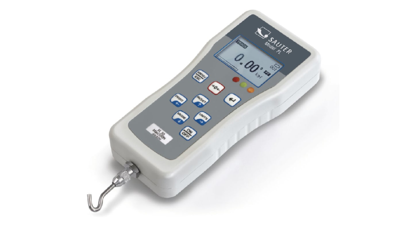 Kern FL 10 Force Gauge 1000Hz, Range: 10N, Resolution: 0.005 N, With RS Calibration