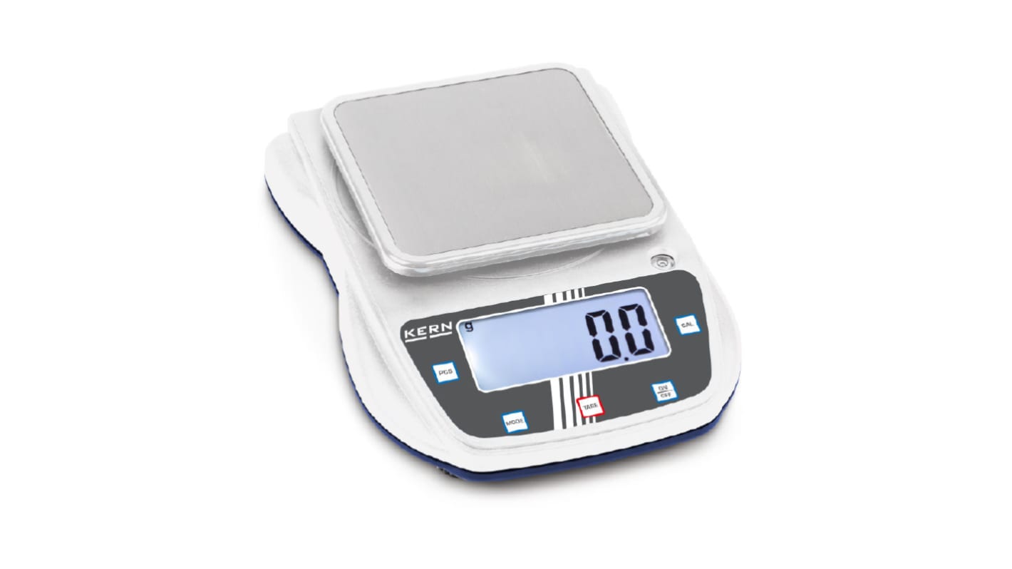 Kern EHA 3000-1 Precision Balance Weighing Scale, 3kg Weight Capacity, With RS Calibration