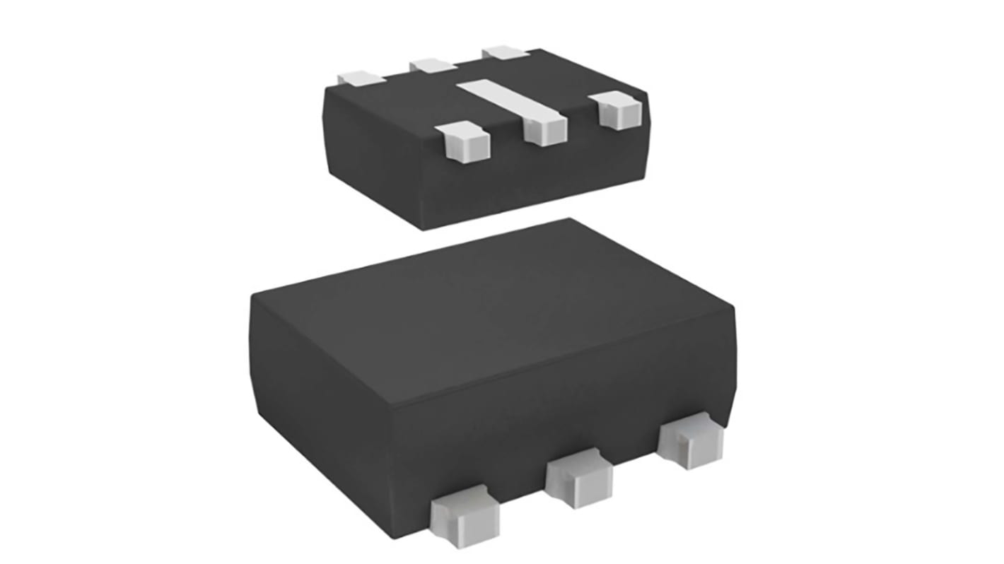 MOSFET DiodesZetex canal P, SOT-563 1,03 A 20 V, 6 broches