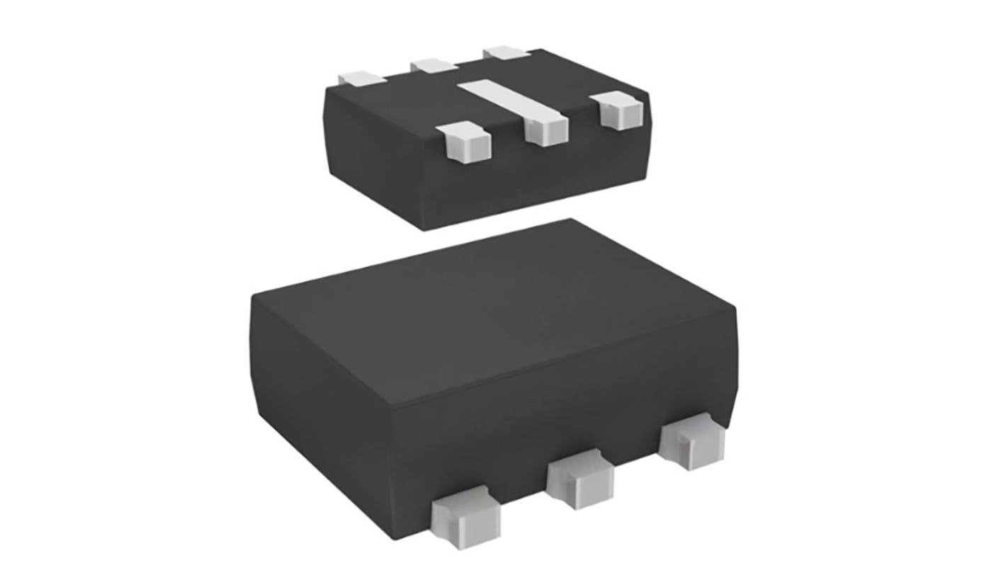 MOSFET DiodesZetex, canale P, 1,5 Ω, 1,03 A, SOT-563, Montaggio superficiale