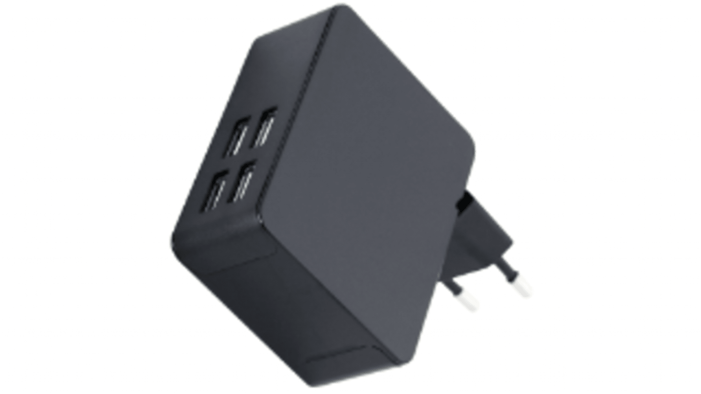 RS PRO 36W Plug-In AC/DC Adapter 5V dc Output, 7.2A Output