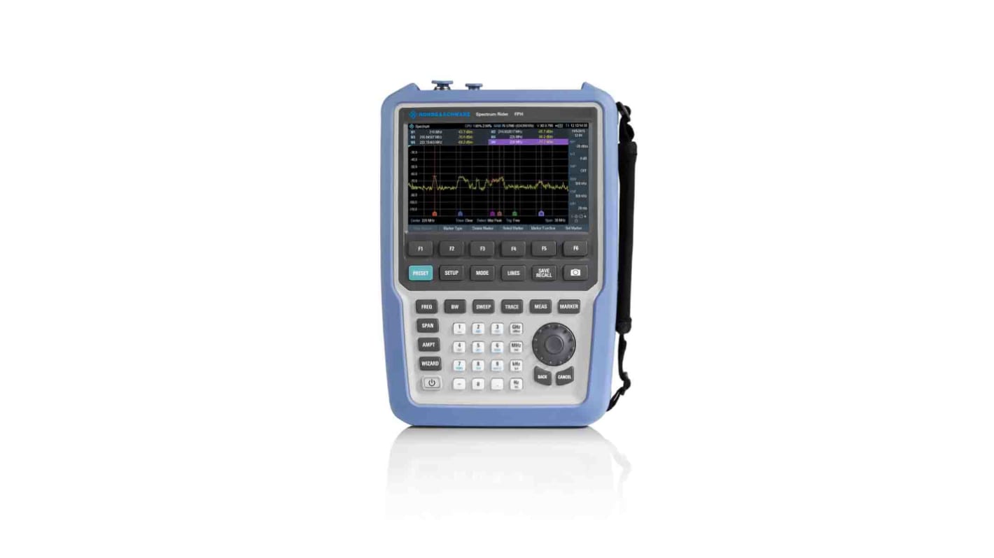 Analyseur de spectre Portable Rohde & Schwarz Spectrum Rider 5 KHz → 4 GHz, 1 voies