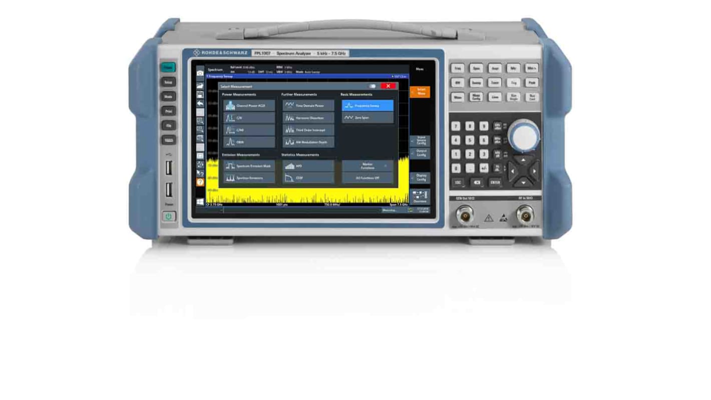 Rohde & Schwarz FPL1007-P6 Desktop Spectrum Analyser, 5 KHz → 7.5 GHz