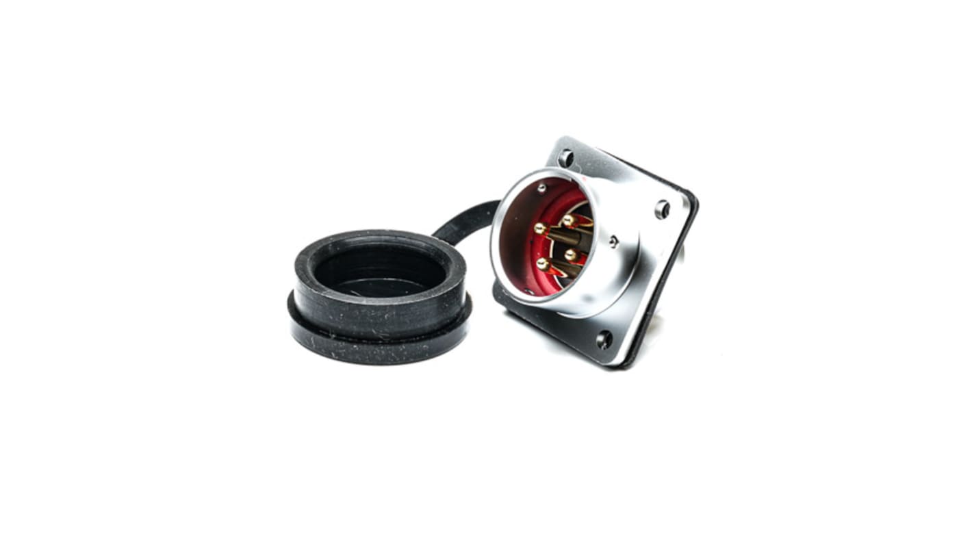 RS PRO Circular Connector, 4 Contacts, Panel Mount, M20 Connector, Plug, IP67