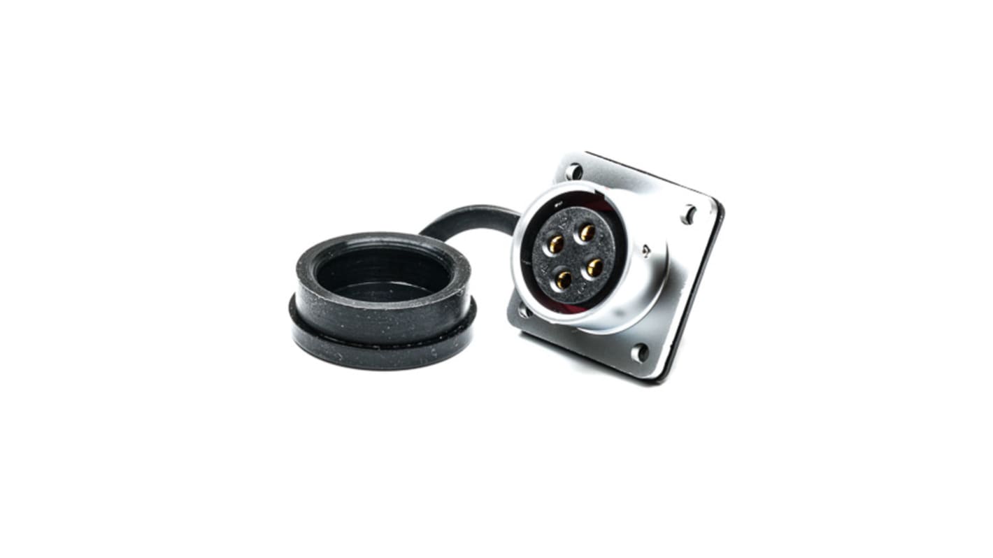 RS PRO Circular Connector, 4 Contacts, Panel Mount, M20 Connector, Socket, IP67