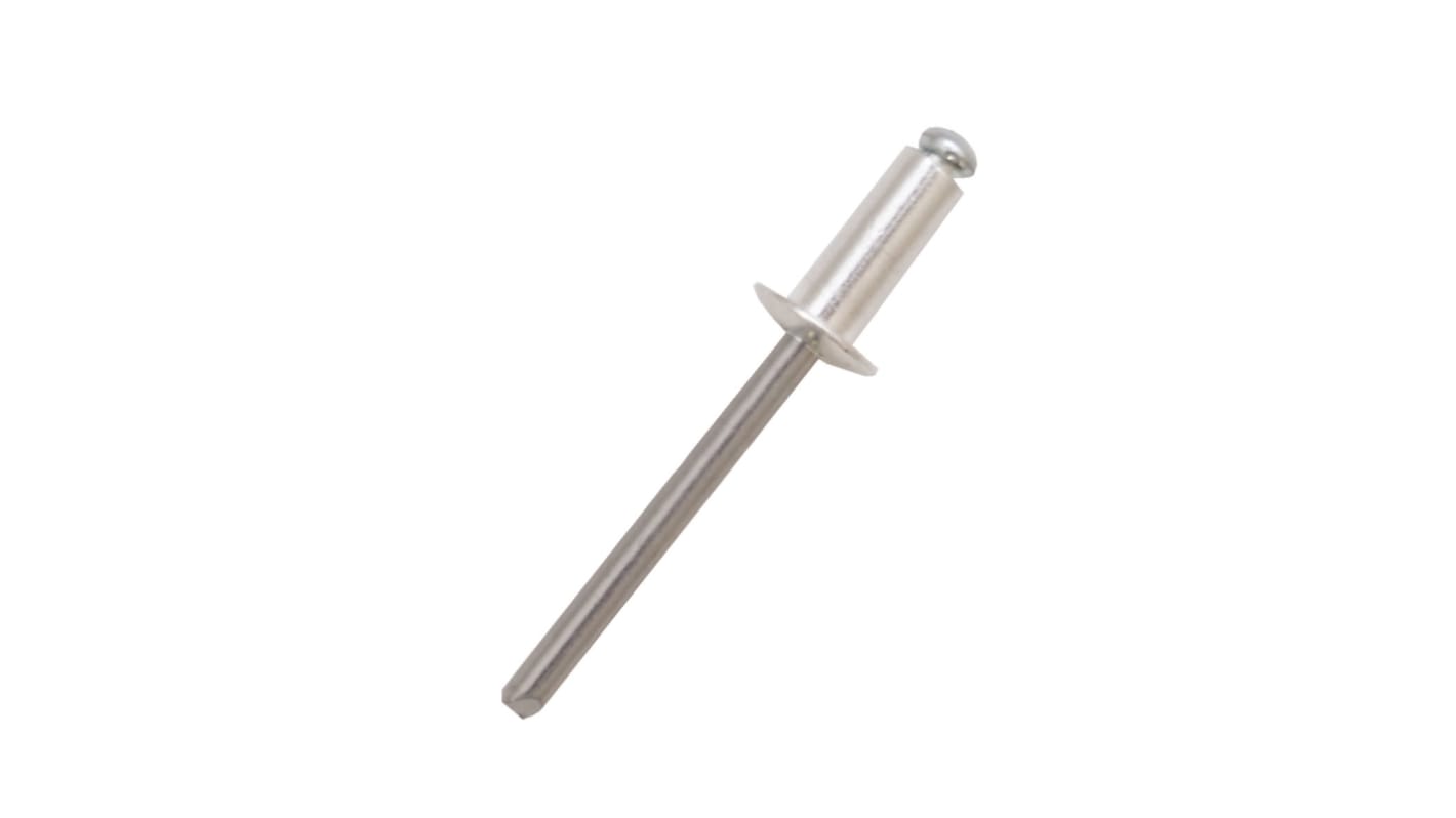 Rivet Aveugle Aluminium, diamètre 2.4mm, longueur 8mm