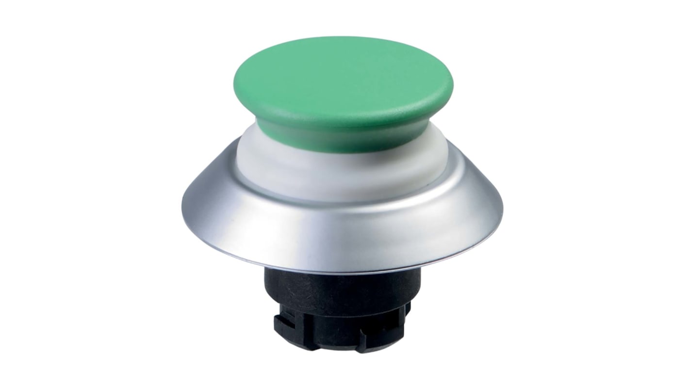 Schmersal NDTP30GN Series Green Illuminated Momentary Push Button, 22.3mm Cutout, IP67, IP69K