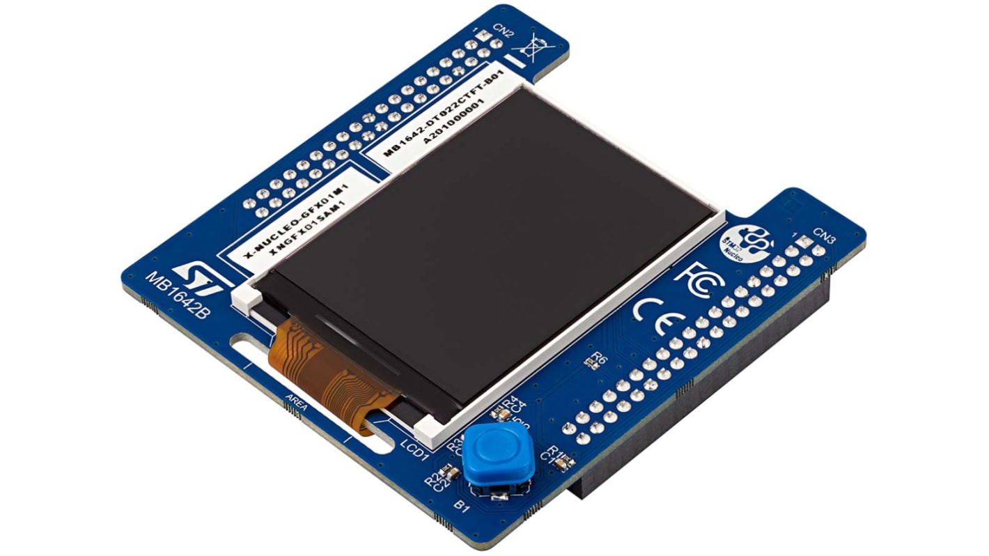 STMicroelectronics 2.2Zoll Schnittstellenleiterplatte, LCD-Anzeige SPI Display Expansion Board for STM32 Nucleo Boards