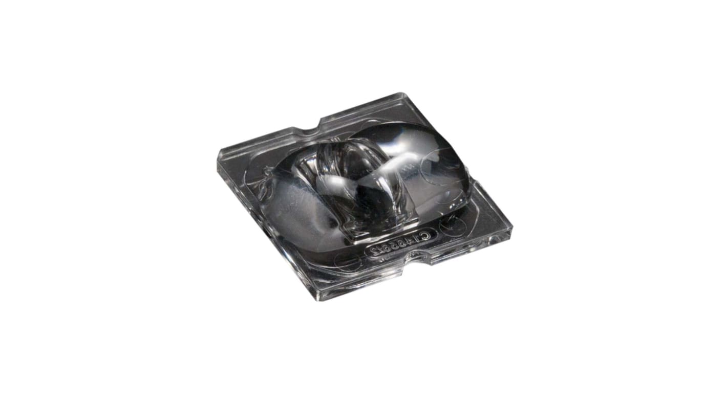 Lente LED Ledil, Cuadrado, 120 °, 170 ° Transparente Polimetilmetacrilato (PMMA) Cuadrado, Serie STRADA