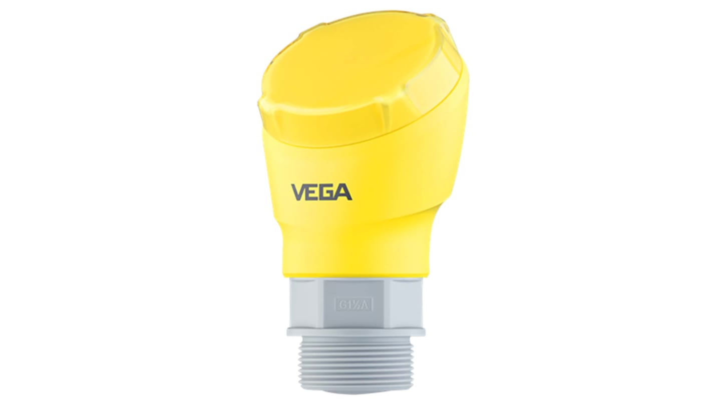 Sensor de nivel Vega serie VEGAPULS 11 de PVDF, montaje Rosca G/BSP de 1,5", salida 4 - 20 mA, interfaz Bluetooth