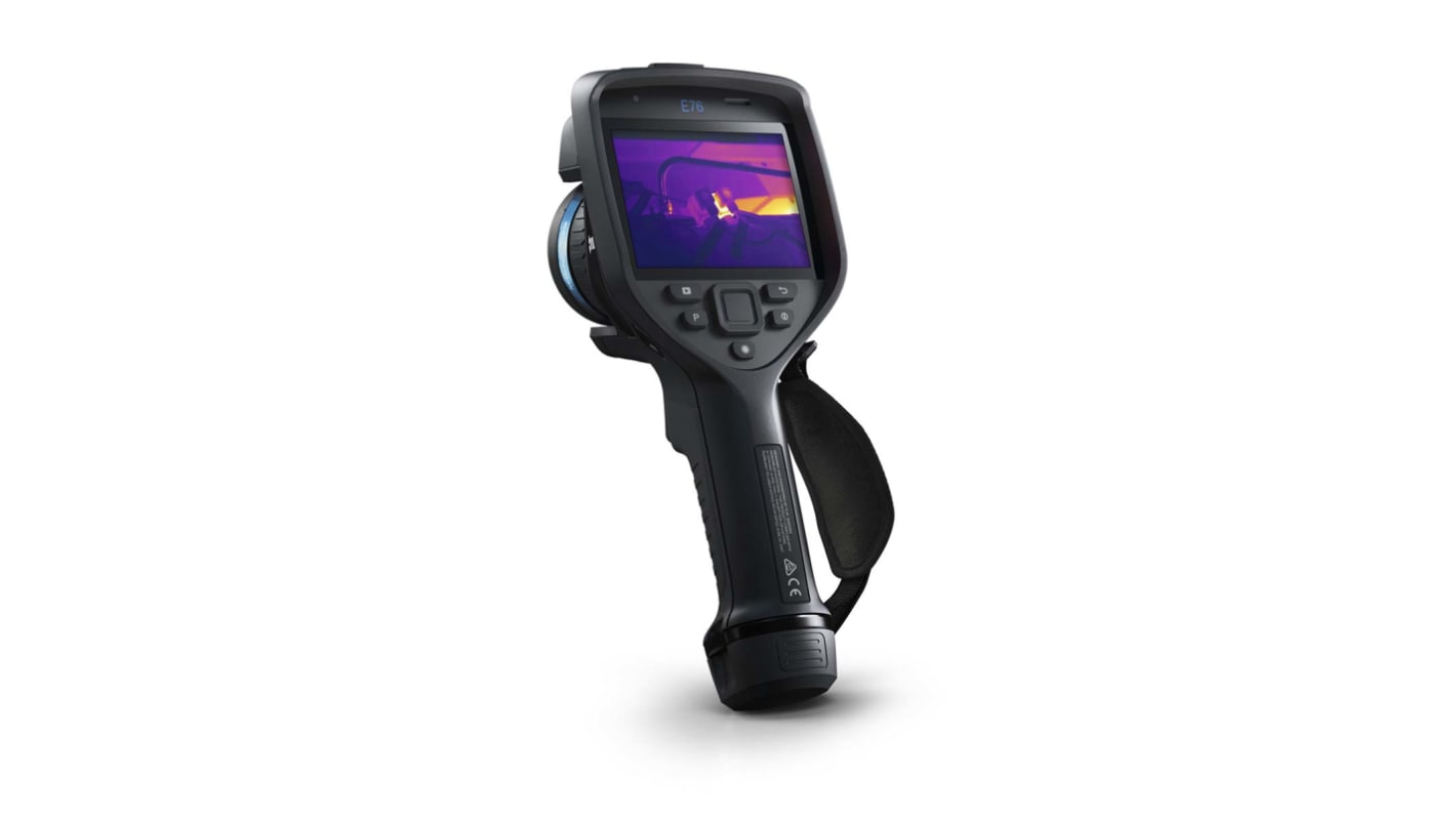 Cámara termográfica FLIR E76 24°, calibrado RS, -20 → +650 °C, resolución IR 320 x 240píxel