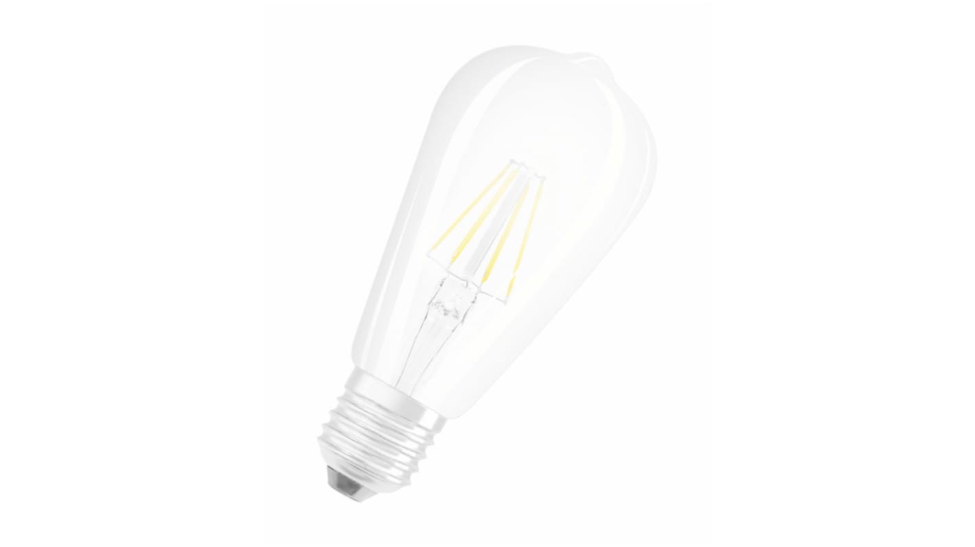 LEDVANCE P RF CLAS ST, LED-Filament, LED-Lampe, ST64, 4 W / 230V, E27 Sockel, 2700K warmweiß