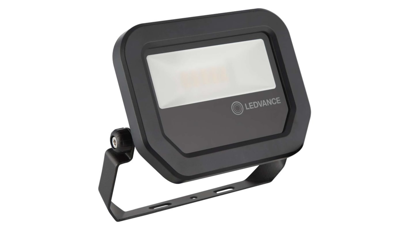 LEDVANCE FL PFM Floodlight, 10 W, 1100 lm, IP65, 100 → 277 Vac