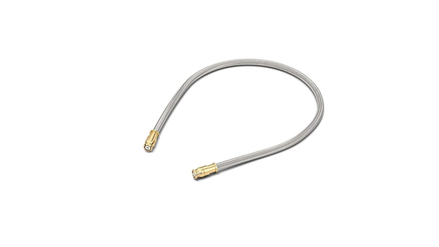 Wurth Elektronik WR-CXASY Series Female SMP to Female SMP Coaxial Cable, 152.4mm, Terminated