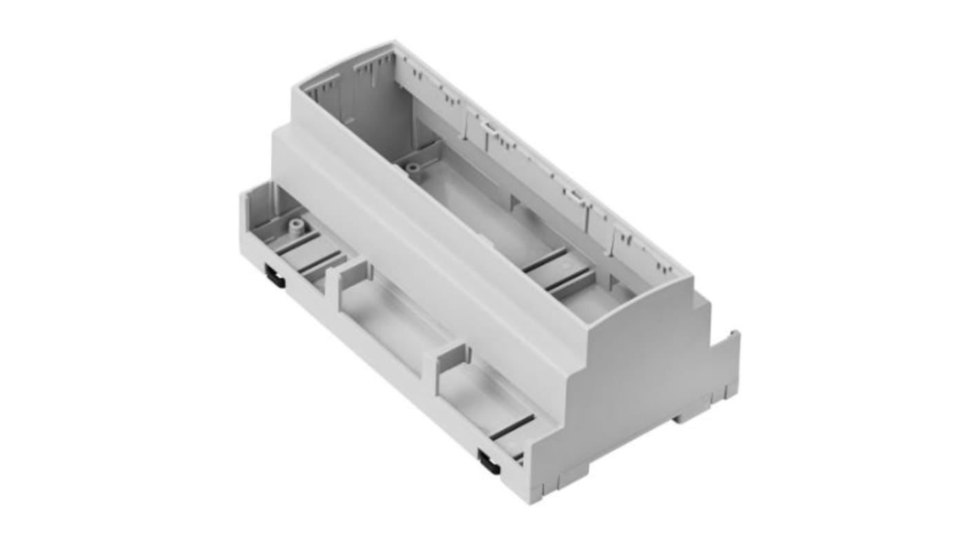 Boîtier pour rail DIN RS PRO Boîtier modulaire, Dimensions 159.8 x 89.8 x 65.3mm