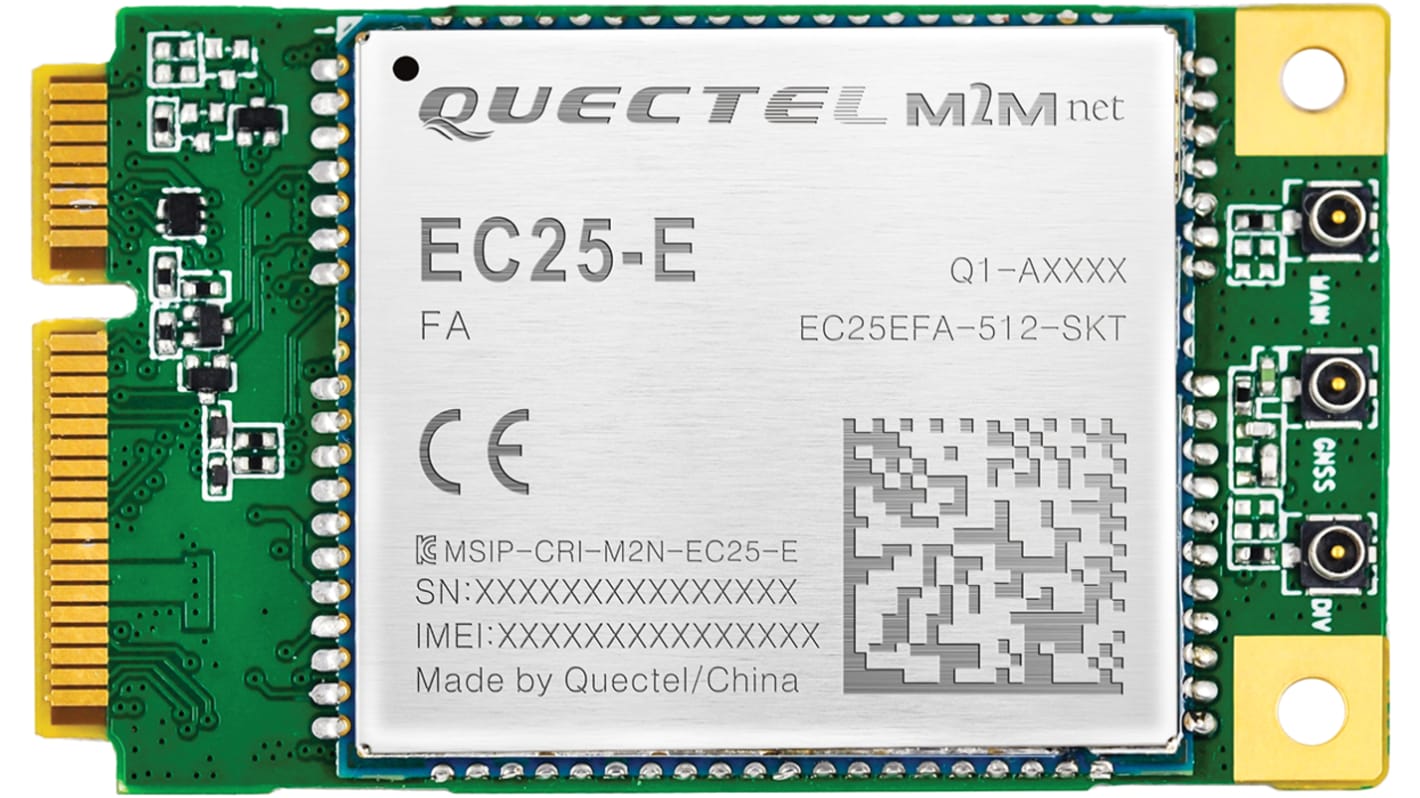 Quectel EC25EFAMINIPCIE Module B1/B3/B5/B7/B8/B20 B38/B40/B41MHz RS