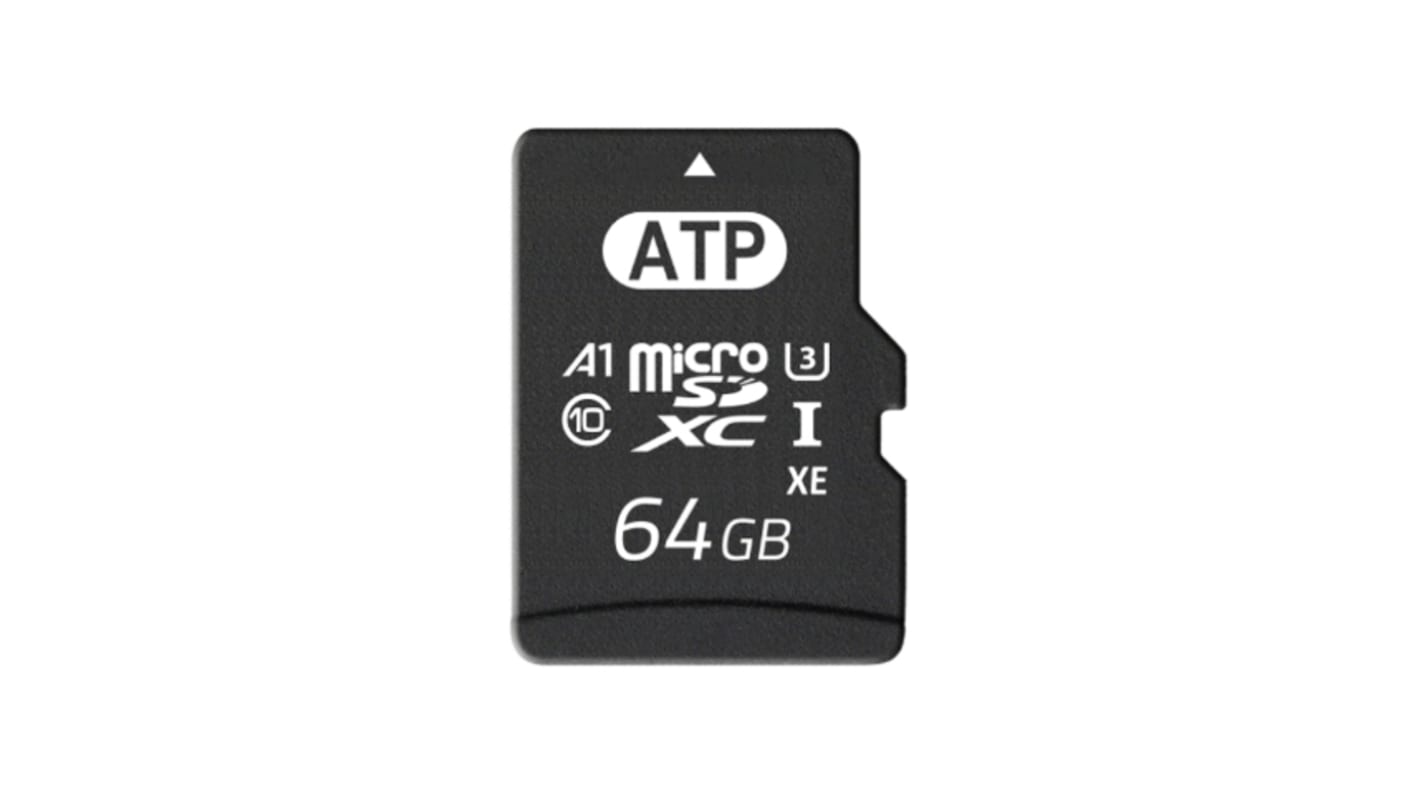 AF64GUD4ABBBXM ATP 64 GB Industrial MicroSDXC Micro SD Card, Class