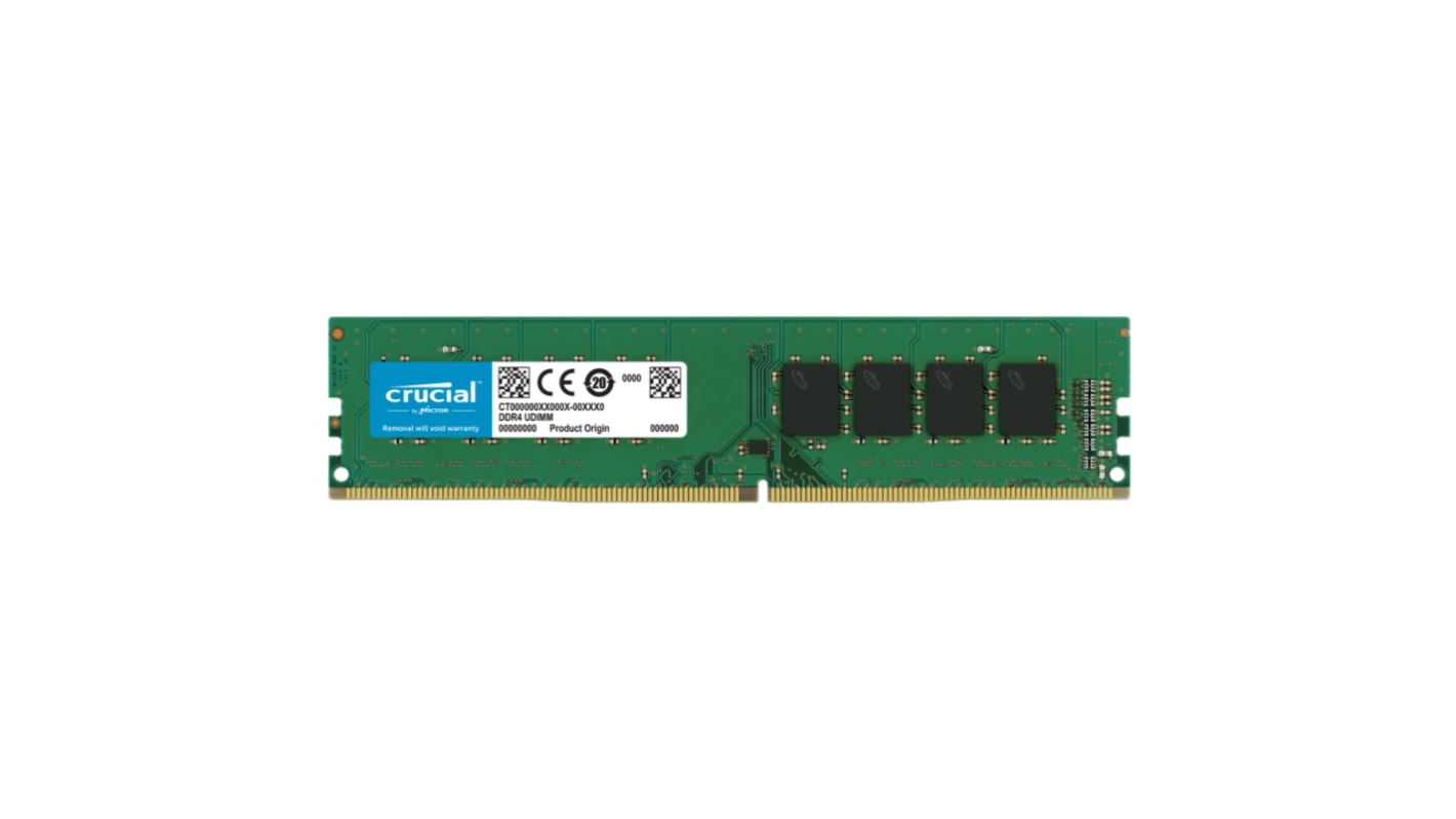 Scheda RAM Desktop Crucial 32 GB No, 3200MHz