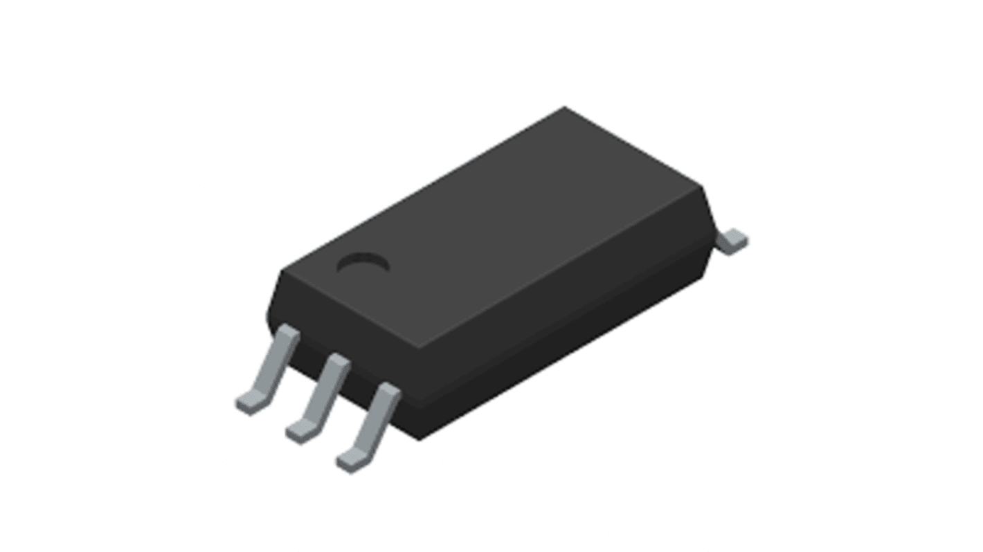 Optoacoplador Toshiba TLP de 1 canal, Vf= 1.7V, IN. DC, OUT. Transistor, mont. superficial, 6 pines