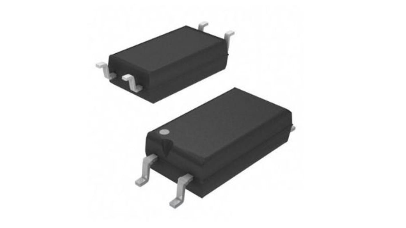 Optoacoplador Toshiba TLP de 1 canal, Vf= 1.4V, IN. DC, OUT. Transistor, mont. superficial, 4 pines