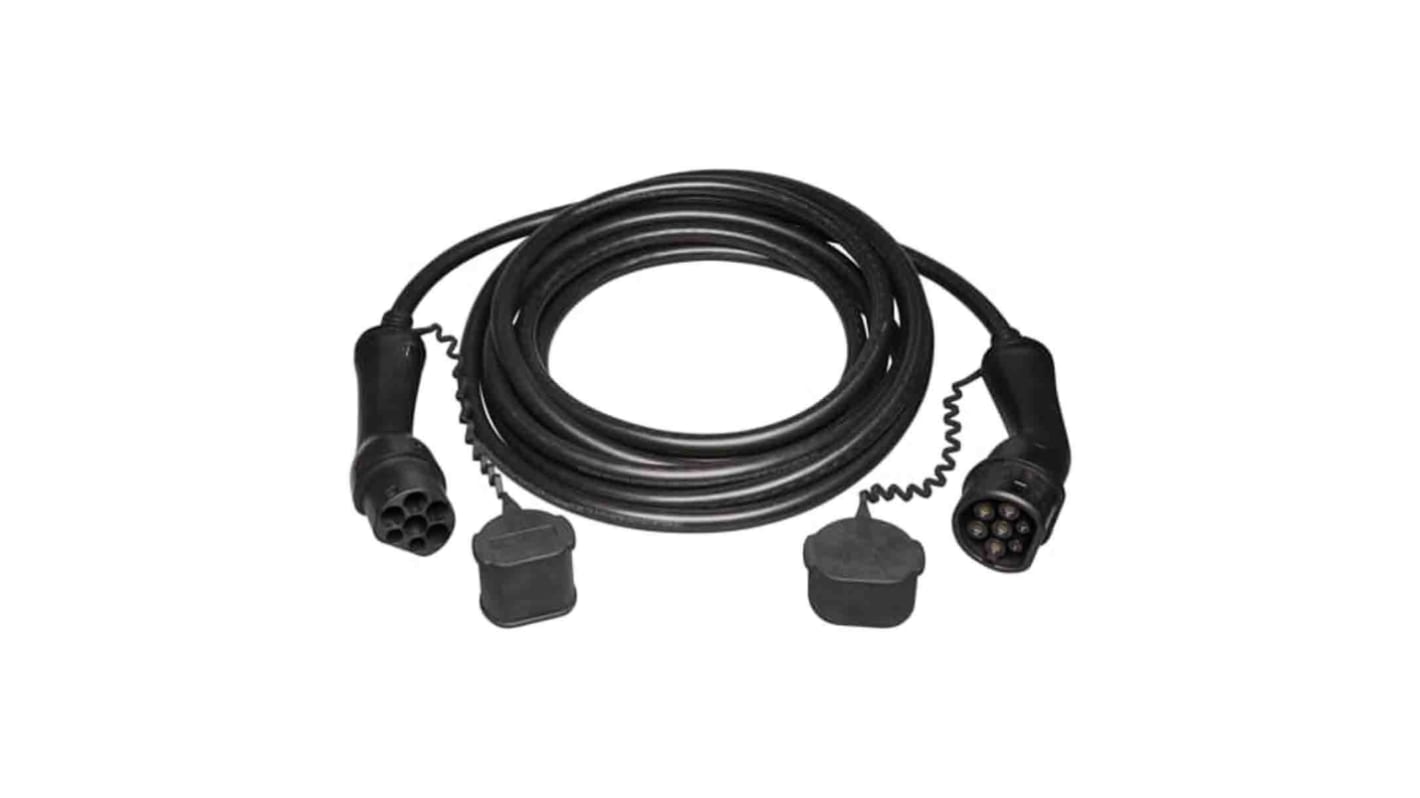 32 A Mode 3, Type 2 to Type 2, EV Charging Cable 7m