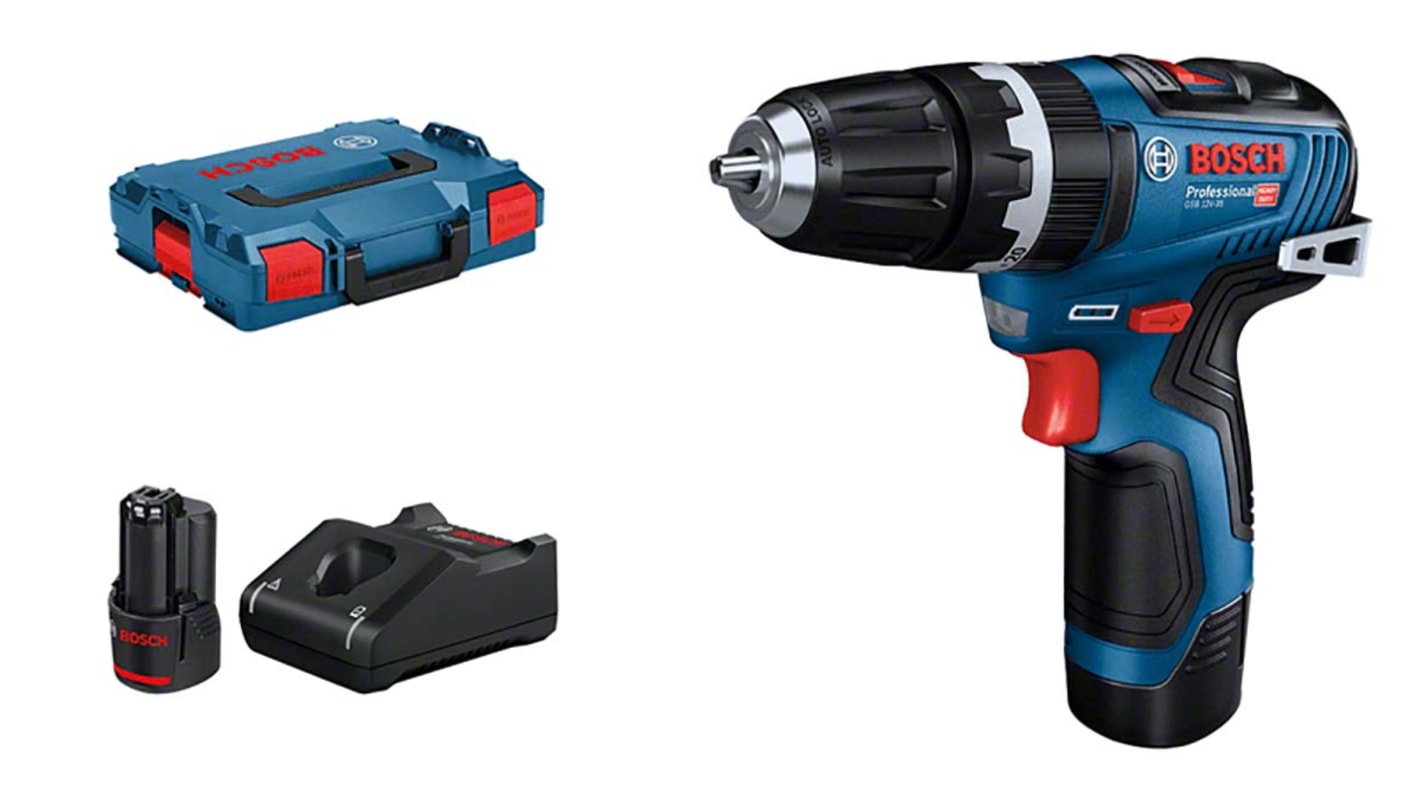 GSB 12V-35 Combi Drill 2x3Ah EU L-Boxx