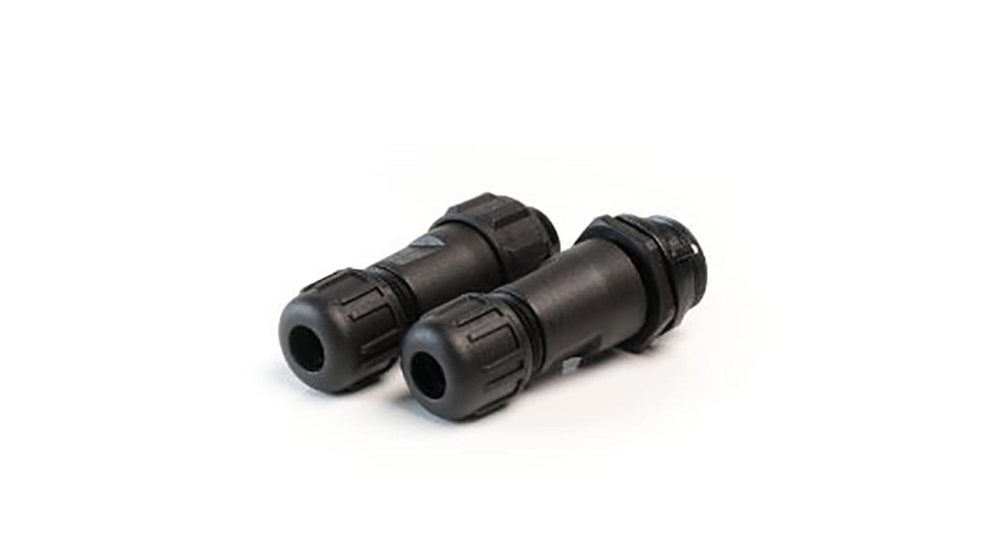 Conector circular RS PRO macho de 6 vías macho, montaje aéreo, IP68