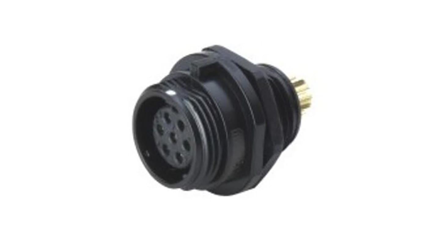 Conector circular RS PRO hembra de 7 vías hembra, Montaje en Panel, IP68