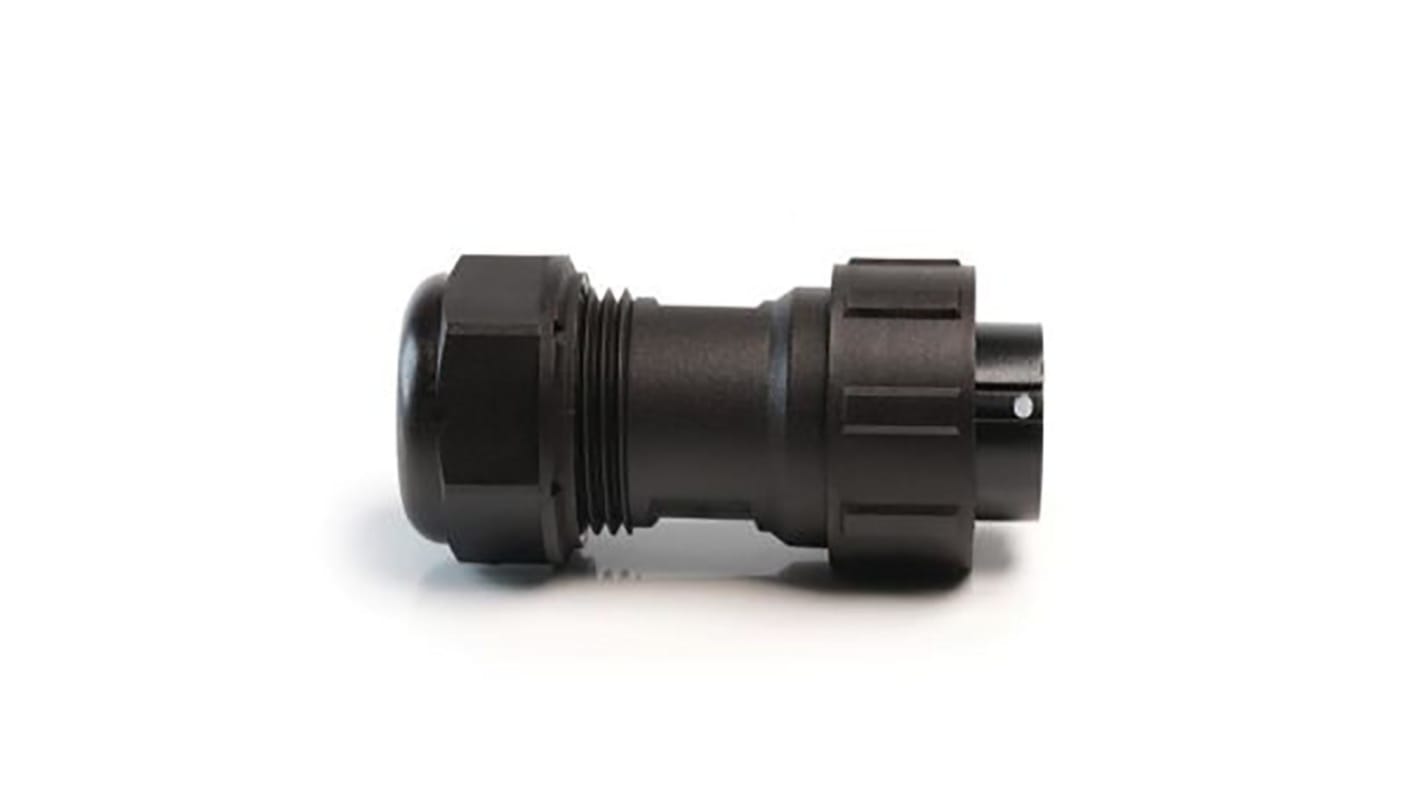 Conector circular RS PRO macho de 10 vías macho, montaje aéreo, IP68