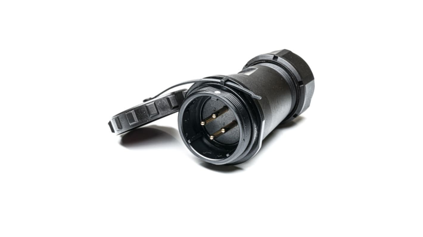 RS PRO Circular Connector, 4 Contacts, Cable Mount, Plug, Male, IP68