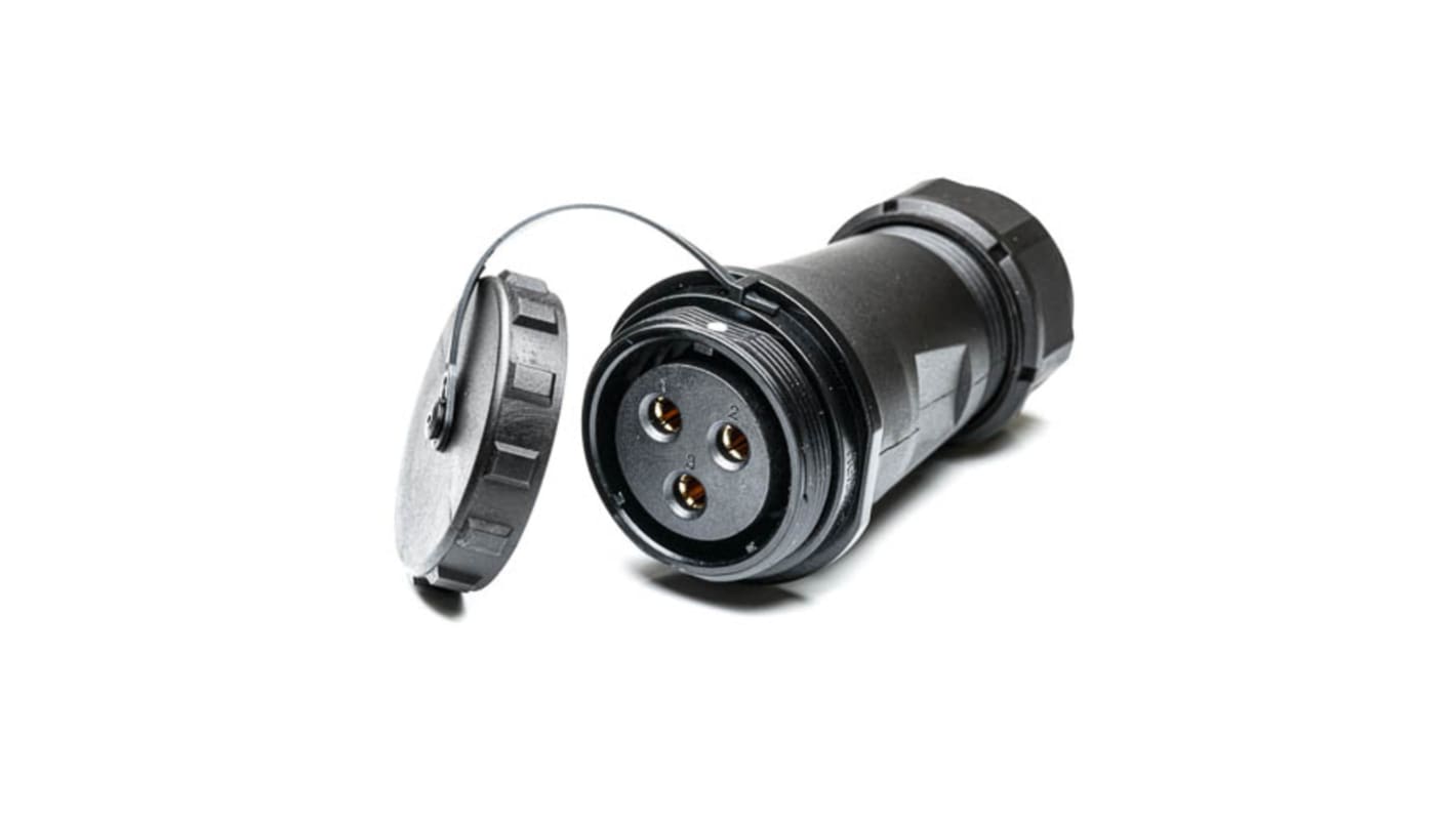 RS PRO Circular Connector, 3 Contacts, Cable Mount, Socket, Female, IP68