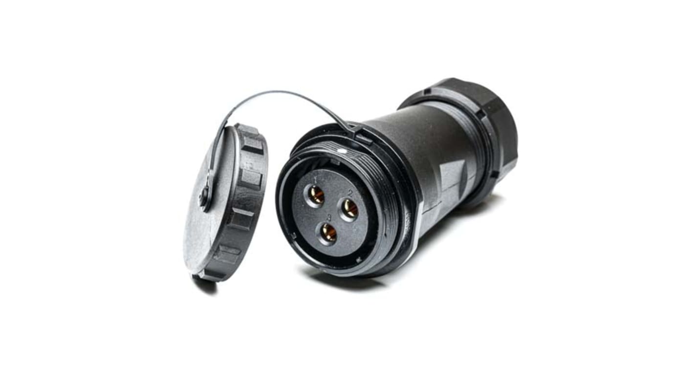 RS PRO Circular Connector, 3 Contacts, Cable Mount, Socket, Female, IP68